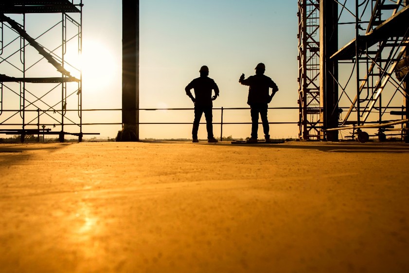 Construction Looking at the Horizon